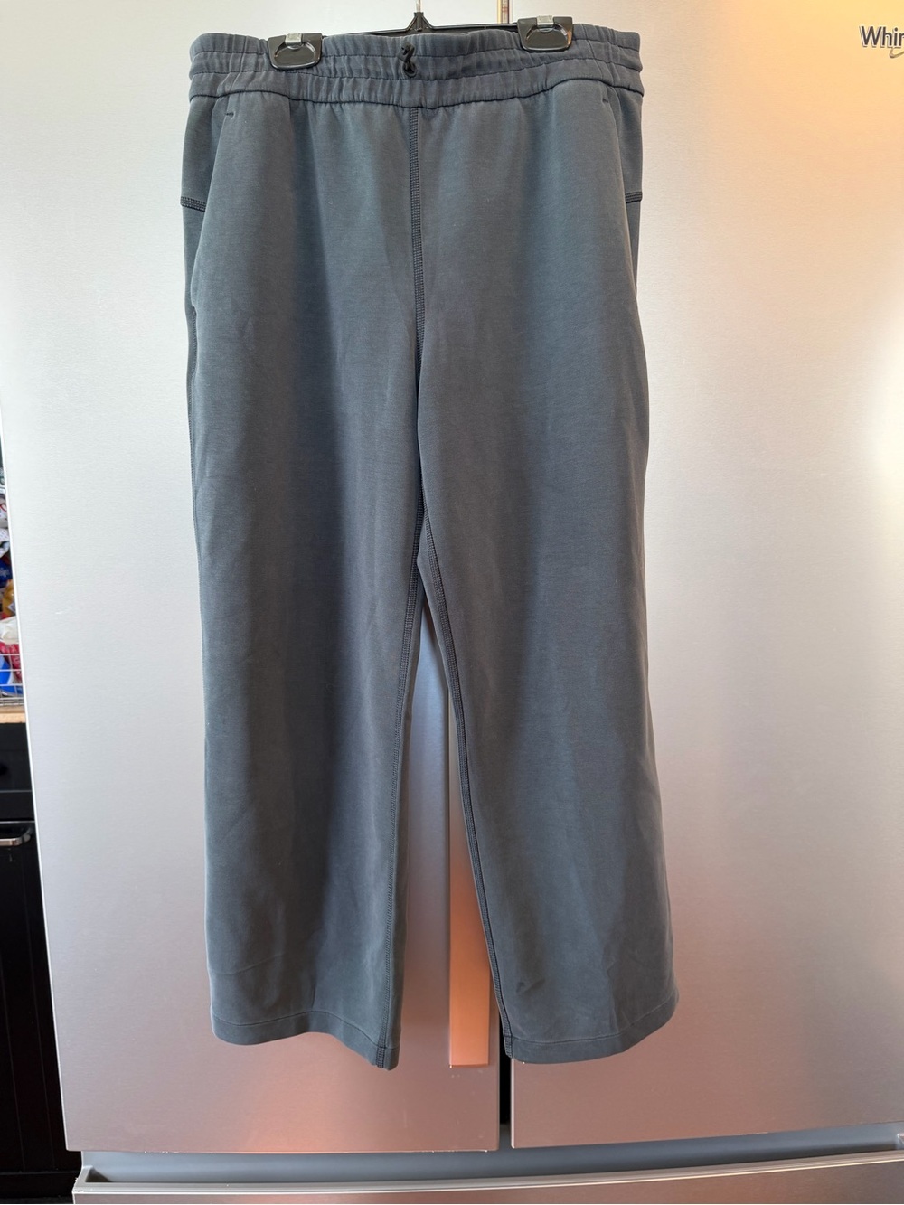 Lululemon wide leg joggers in grey